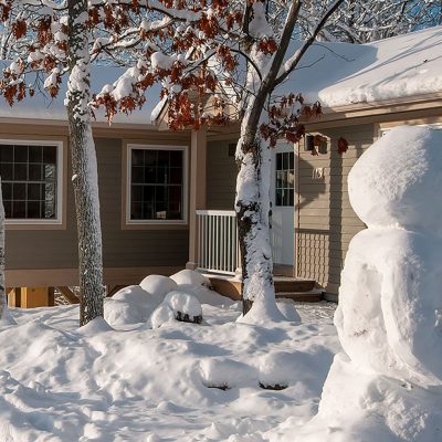 Huntsville ontario luxury cottages winter